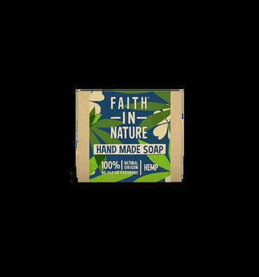 Faith in Nature Hemp Handmade Soap Sodium palmate*** Sodium cocoate* and/ or Sodium palm kernelate*** Aqua (Water) Glycerin* Cannabis sativa seed oil* Camellia sinensis leaf extract** Zingiber officinale root oil* Cymbopogon citratus leaf oil* Citrus paradisi peel oil* Sodium chloride Sodium citrate* Limonene* Citral* Geraniol* Linalool** Plant derived** Organic Ingredient*** Certified sustainable origin