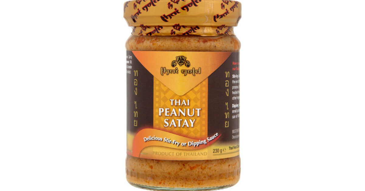 Thai Gold Peanut Satay Sauce Buy Online in… Natural Health Store