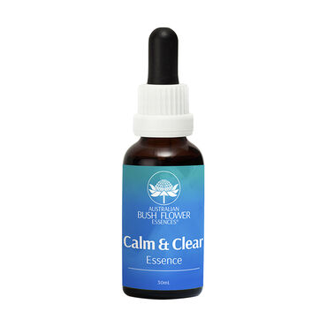 Australian Bush Flower Essence Calm & Clear Black-Eyed Susan, Bottlebrush, Boronia, Crowea, Bush Fuchsia, Jacaranda, Little Flannel Flower &amp; Paw Paw. Add 7 drops of the essence under the tongue on a daily basis.