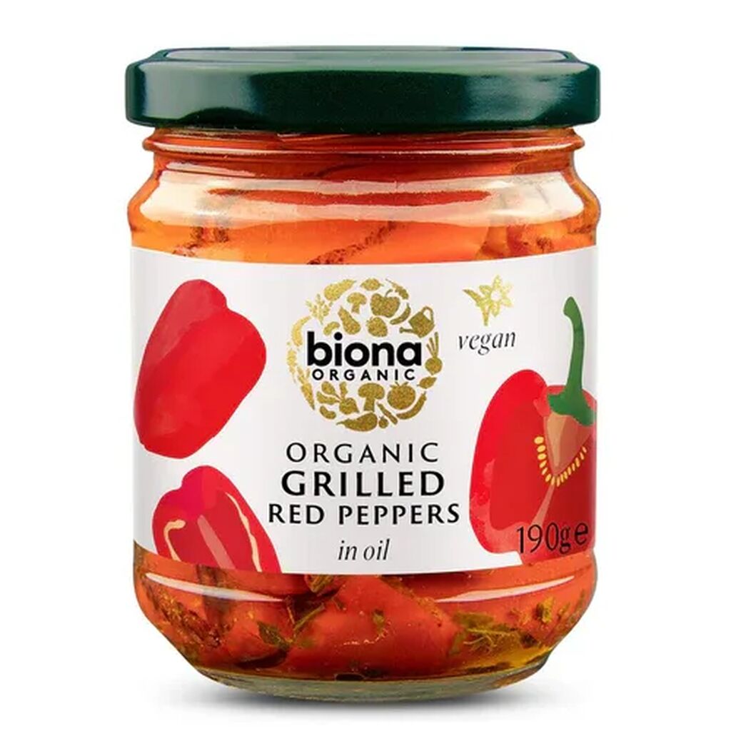 Biona organic grilled red peppers
