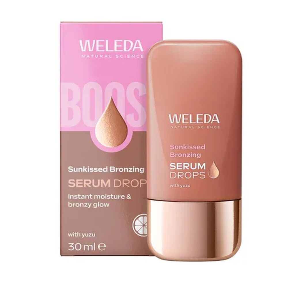 Weleda booster sunkissed bronzing serum drops second