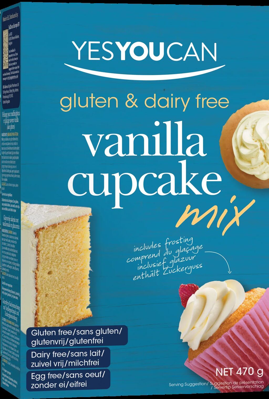 Vanilla cupcake angle
