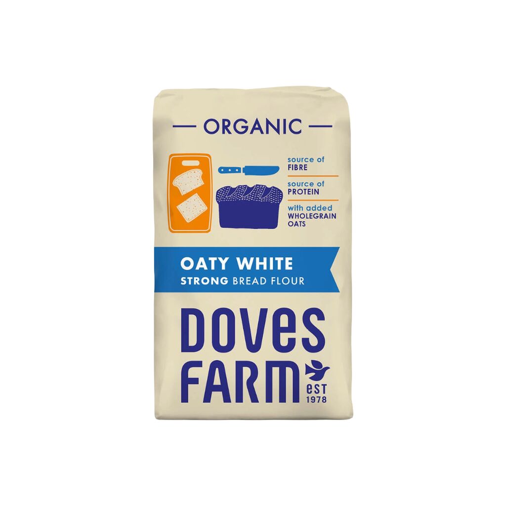 Doves oaty white bread flour