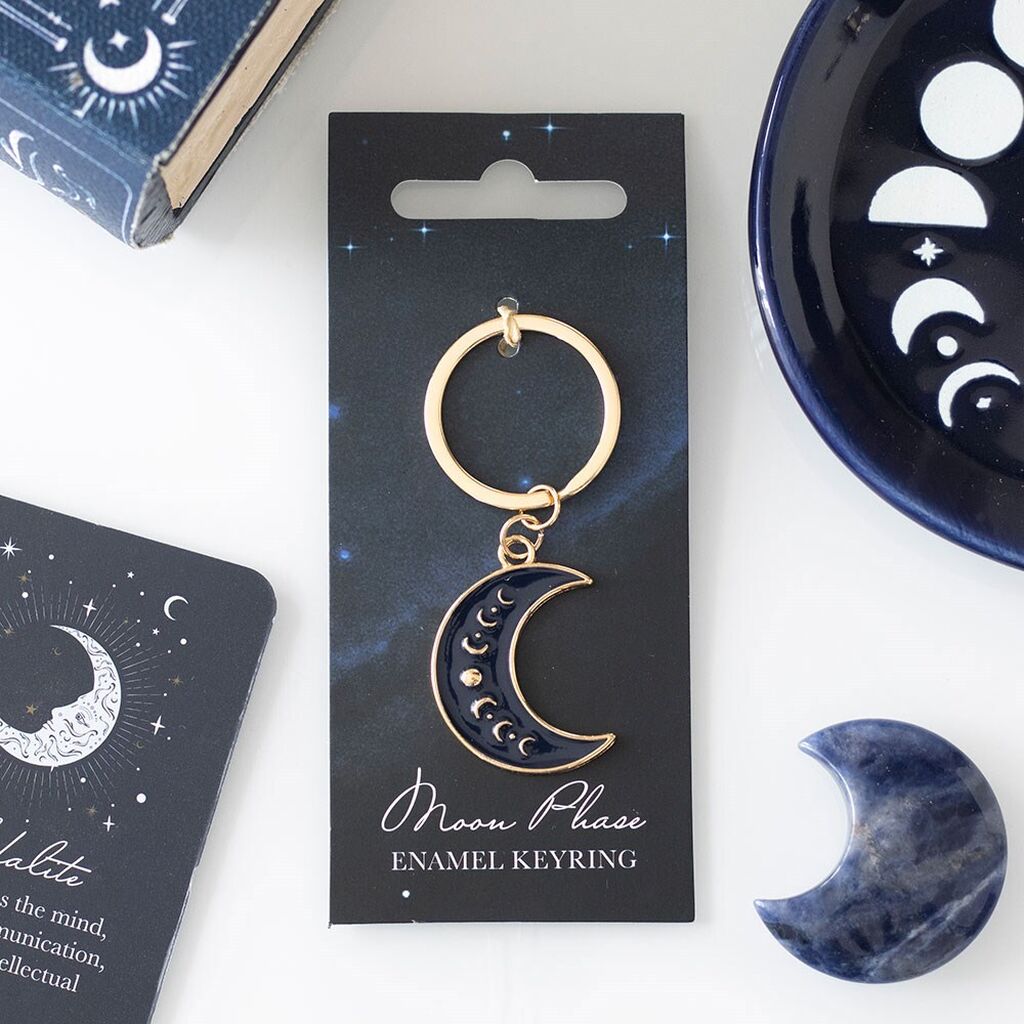 MOON PHASE KEYRING