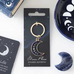 MOON PHASE KEYRING