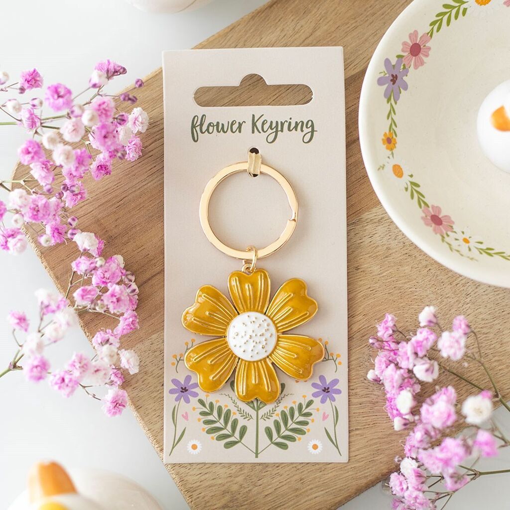 FLOWER KEYRING
