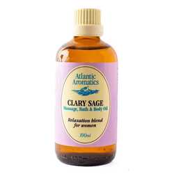 Atlantic aromatics clary sage massage oil