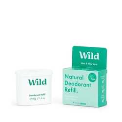 Wild Natural Deodorant Men s Mint Aloe Refill