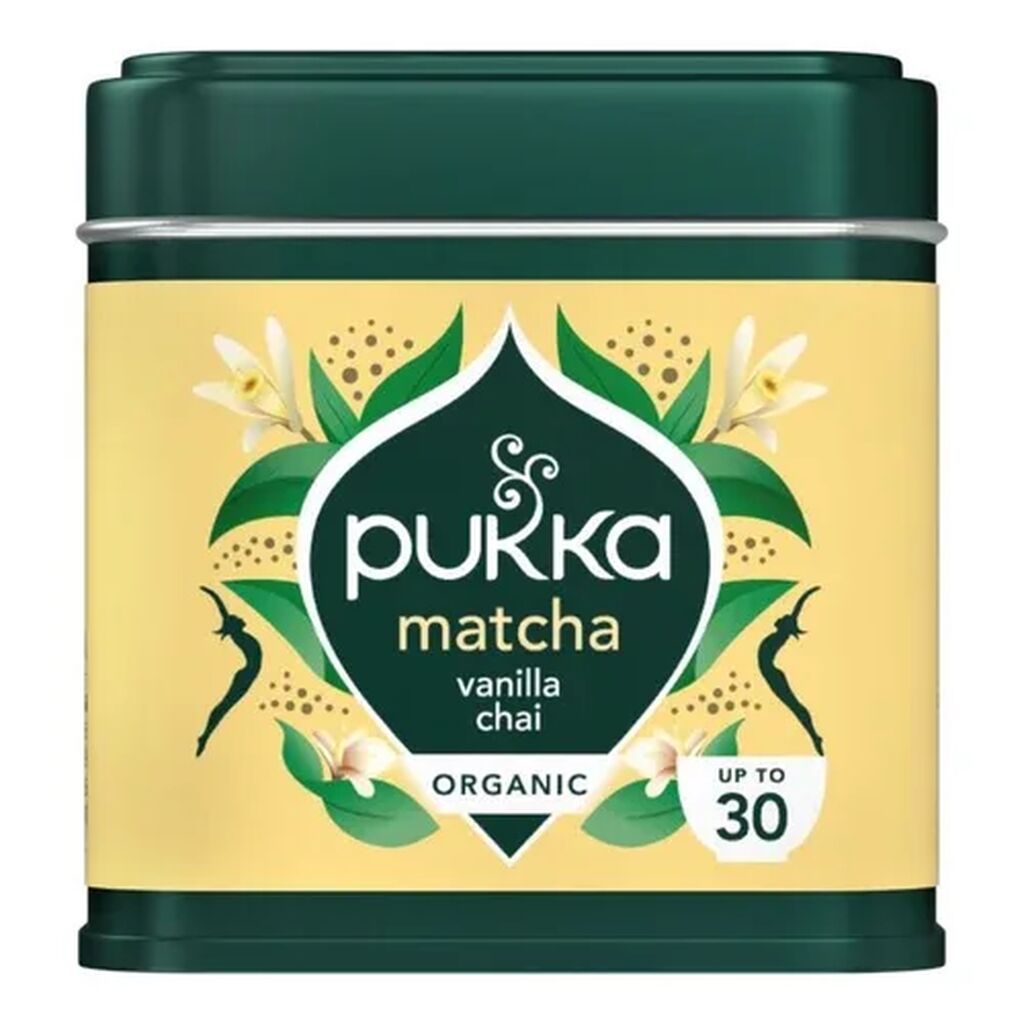 Pukka vanilla chai matcha tin