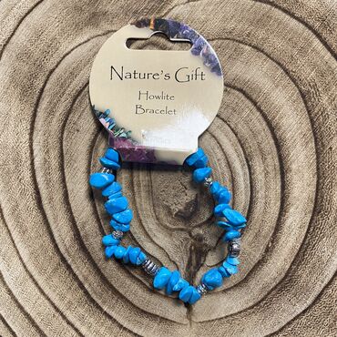 Nature's Gift Bracelet Blue Howlite
