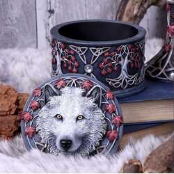 Wolf trinket box jewellery