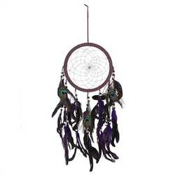 Purple-magic-peacock-dreamcatcher