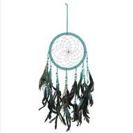 Dreamcatcher Turquoise Peacock Feathers