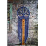 Dreamcatcher Large Midnight Blue & Orange Tree of Life