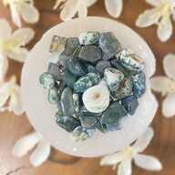 Crystal Tumble Stone Moss Agate