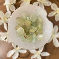 Crystal Tumble Stone Prehnite