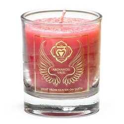 Archangel-candle-uriel-root-chakra