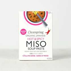 Clearspring instant miso soup hot
