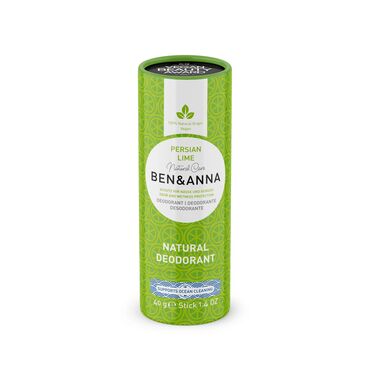 Ben & Anna Soda Cream Deodorant Stick - Persian Lime Sodium Bicarbonate, Butyrospermum Parkii Butter, Maranta Arundinacea Root Powder, Zea Mays Starch, Cocos Nucifera Oil, Helianthus Annuus Seed Oil, Cetyl Alcohol, Stearyl Alcohol, Coco-Caprylate/Caprate, Helianthus Annuus Seed Cera, Ricinus Communis Seed Oil, Shorea Robusta Resin, Rhus Verniciflua Peel Cera, Caprylic/Capric Triglyceride, Limonene, Rhus Succedanea Fruit Cera, Citrus Limon Fruit Oil, Citrus Aurantium Bergamia Fruit Oil, Citrus Reticulata Peel Oil, Tocopherol, Linalool, Ascorbyl Palmitate, Citral, Cymbopogon Schoenanthus Oil, Simmondsia Chinensis Seed Oil, Geraniol, Daucus Carota Sativa Root Extract, Rosmarinus Officinalis Leaf Extract.