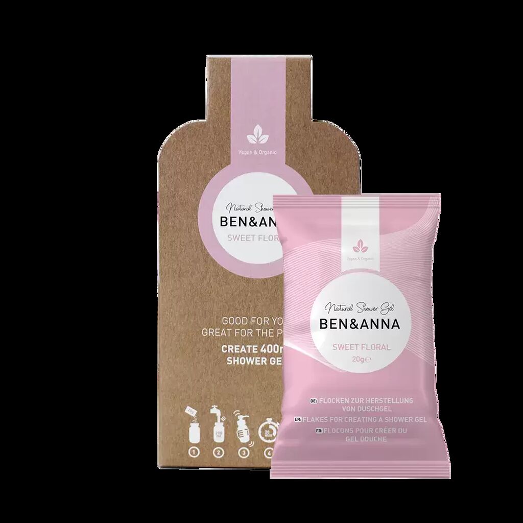 Ben and anna floral shower flakes 3