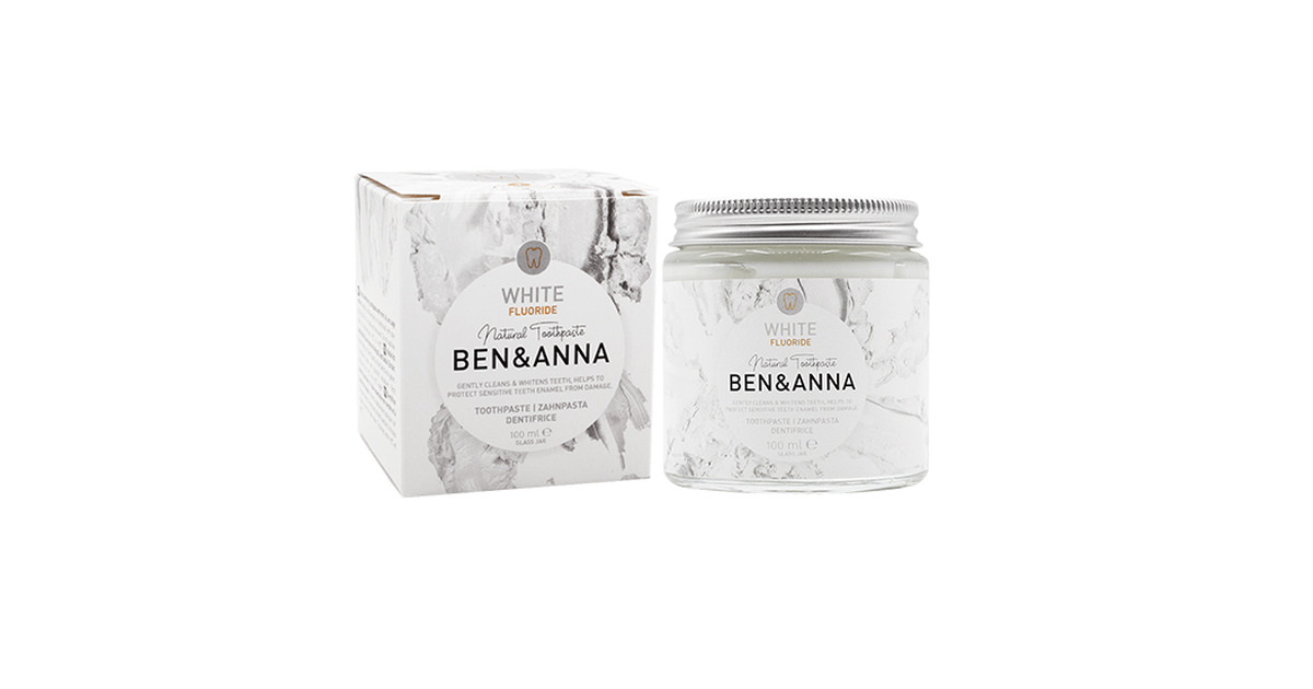 Wheat Toothpaste Ben & Anna White Toothpaste with Fluoride | Buy Online in Ireland ...