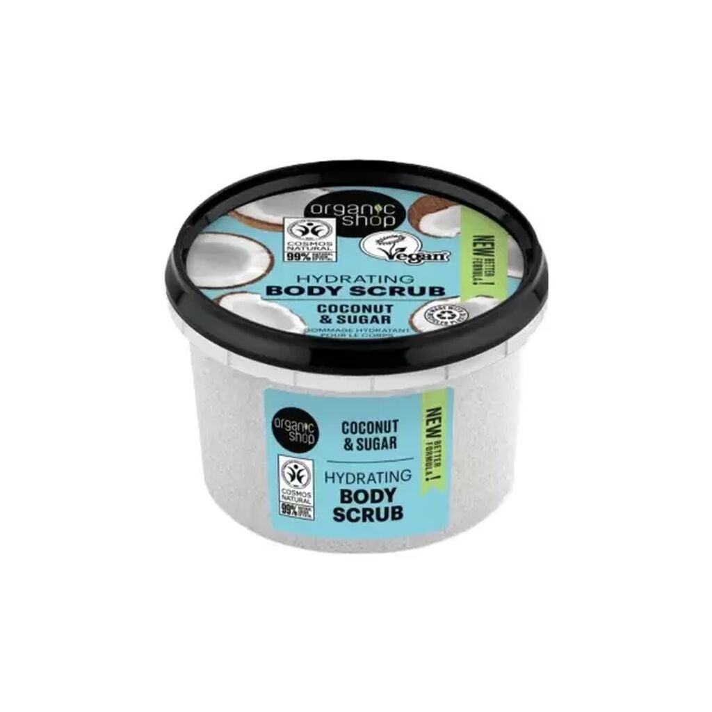 Organic coconut sugar scrubream 1