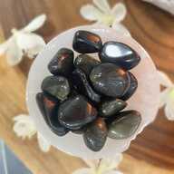 Crystal Tumble Stone Golden Sheen Obsidian