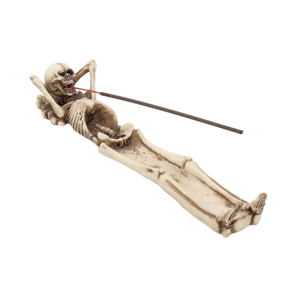 Skeleton-skull-incense-burner