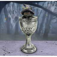 Figurine Black Cat Coven Cup
