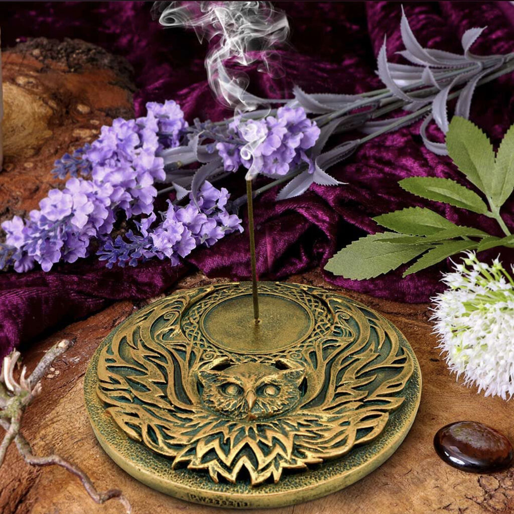 Owl-spirit-animal-incense-burner