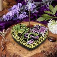 Incense Burner Dragon Love