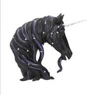Figurine Jewelled Midnight Unicorn