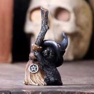 Figurine Broom Guard Black Cat
