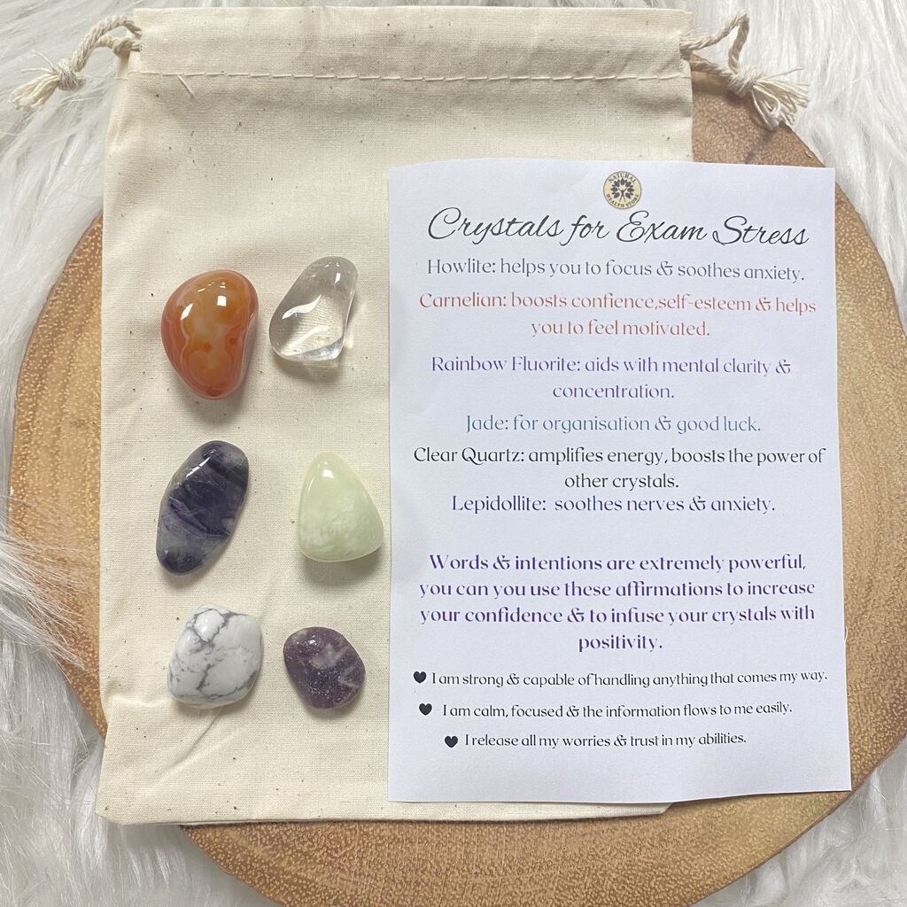 Crystal-set-for-exam-stress