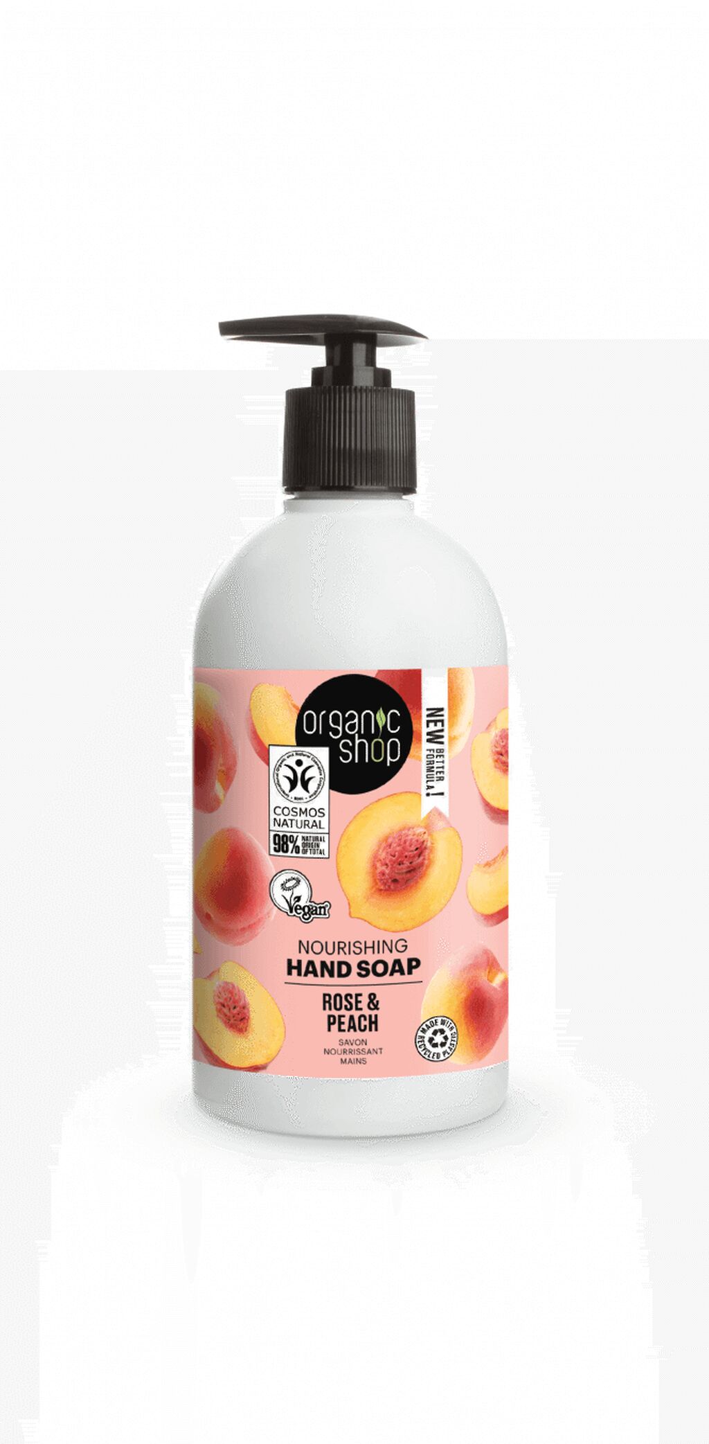 Organic shop nourishing hand soap rose peach 500ml rrp 4 49 p362 1000 medium
