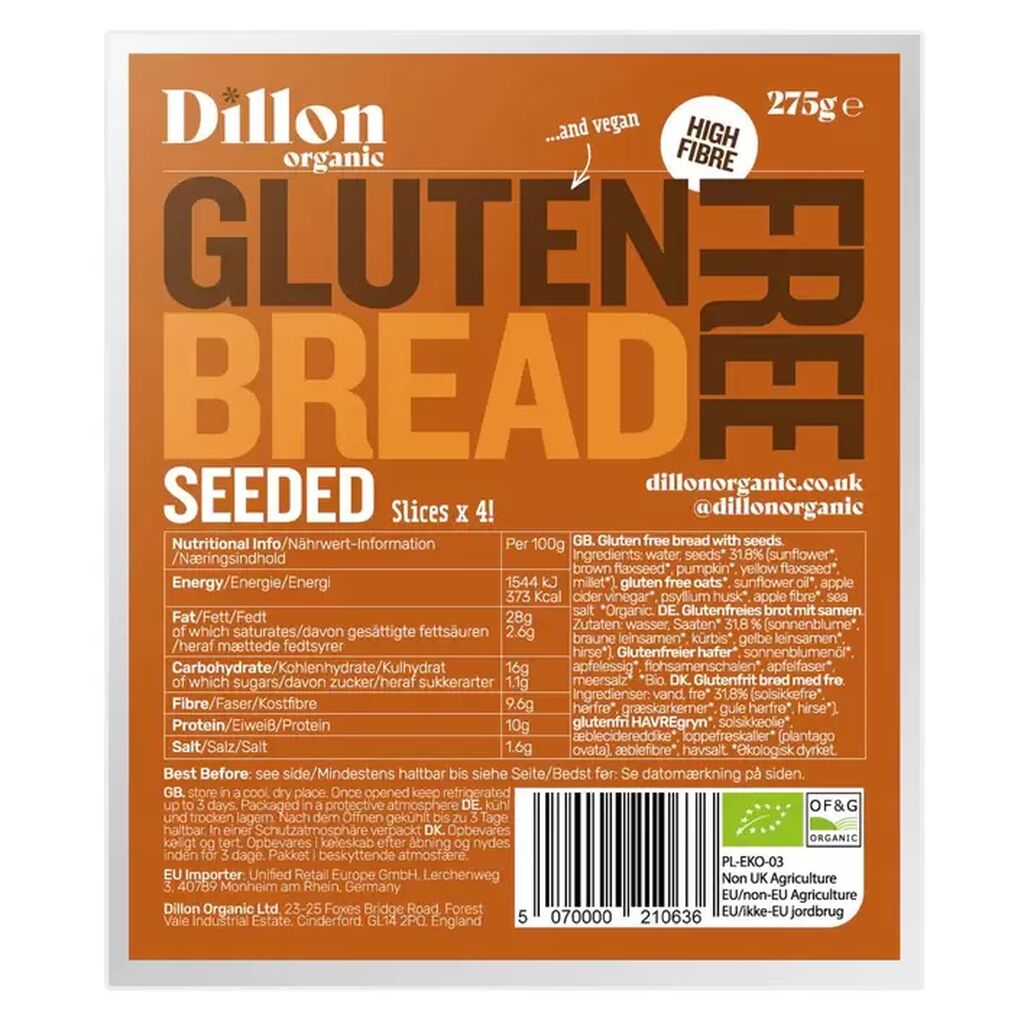 Dillon seeded bread