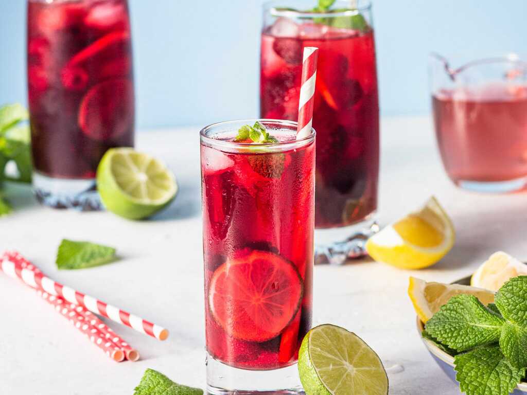 Hibiscus cooler