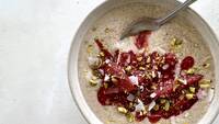 Amaranth Porridge with Compote