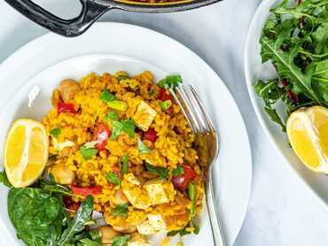 Vegan Butter Bean Paella