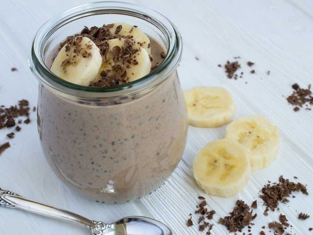 Chocolate chia pudding 1